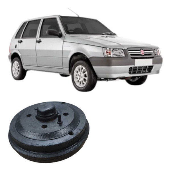 Tambor Freio Traseiro Direito Fiat Uno Mille 1.0 2004
