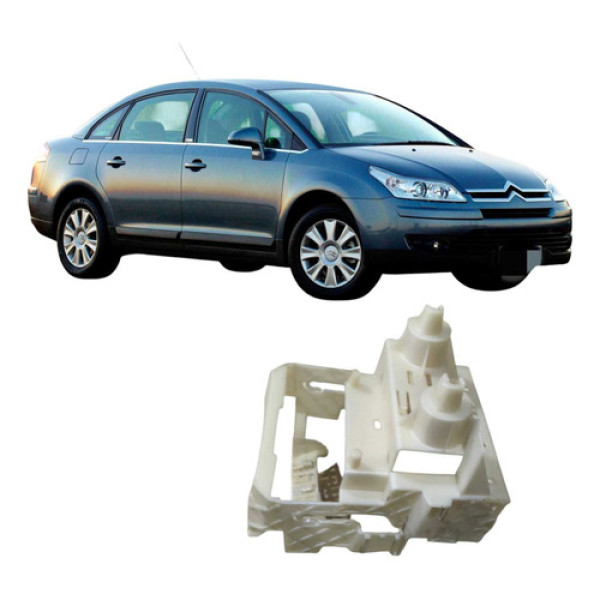 Caixa Suporte Modulo Citroën C4 2009 2.0 967253717 Branco