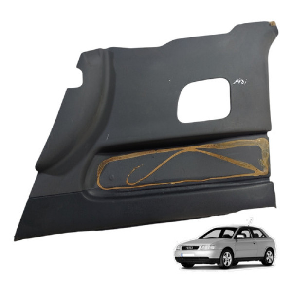 Forro Lateral Traseiro Direito 3p Audi A3 1999 A 2006  Cinza Cinza