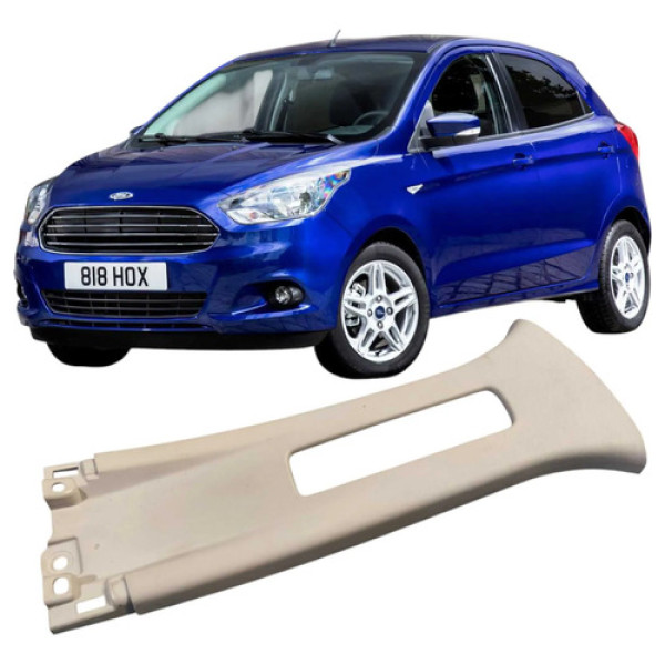 Acabamento Coluna Central Lado Direito Ford Ka 2017-2021 