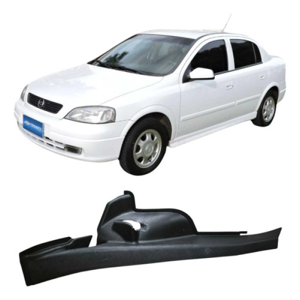 Acabamento Soleira Traseira Esquerda Gm Astra 2000 93274533 Preto