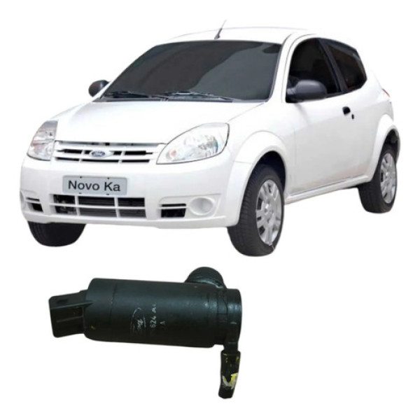 Esguicho Agua Limpador Ford Ka 2009 1.0 Original Preto