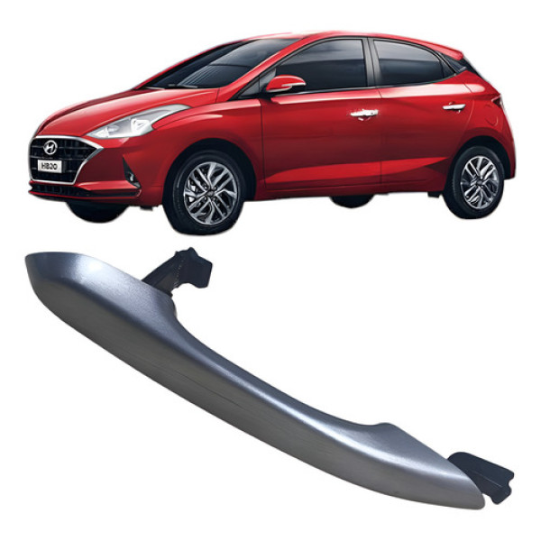 Maçaneta Externa Dourado Traseiro Esquerdo Hyundai Hb20 2021 Dourado Traseira