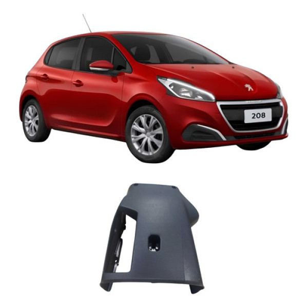 Acabamento Chave Seta Peugeot 208 2019 1.2 3c 9872514  Preto Listras