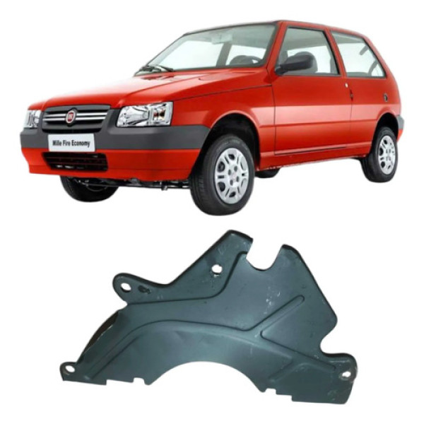 Chapa Protetora Motor E Câmbio Fiat Mille 2010 1.0 2p