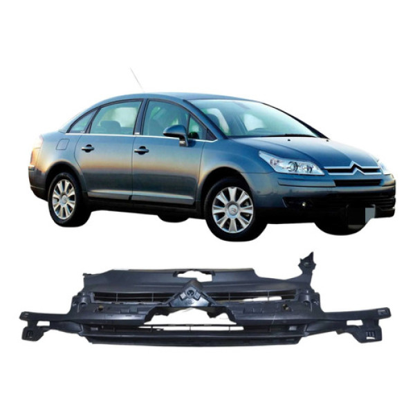 Grade Frontal Citroën C4 2008 2.0 9756543 Original Preto