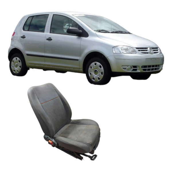 Banco Dianteiro Esquerdo Fox Gol 2007 1.6 Original  Cinza