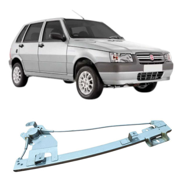Máquina Vidro Traseiro Esquerdo Fiat Uno Mille 1.0 2004