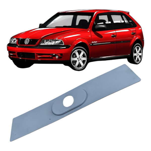 Moldura Regulagem Altura Cinto Direito Volkswagen Gol 2005 Prateado