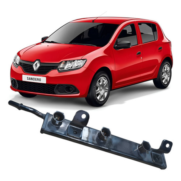 Flauta Bico Injetor Renault Sandero 1.0 3c Flex 2019 