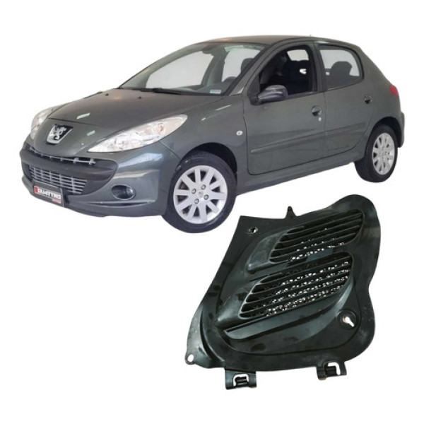 Grade Entrada Ar Capo Peugeot 207 2009 1.4 Original 5389937 Preto