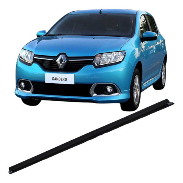 Pestana Interna Vedação Dianteira Esquerda Sandero 2017 Preto