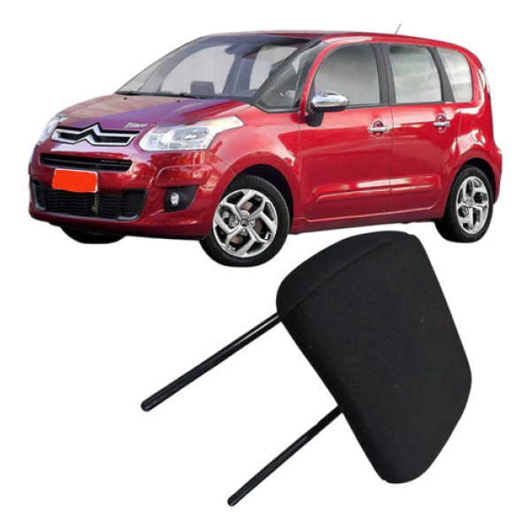 Encosto Apoio Descanso De Cabeça Citroen C3 Picasso 2014 Preto
