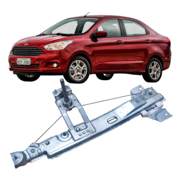 Máquina Vidro Manual Traseiro Direito Ford Ka Se 2018