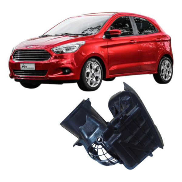 Acabamento Caixa Ar Lado Direito Ford Ka 2015 Preto