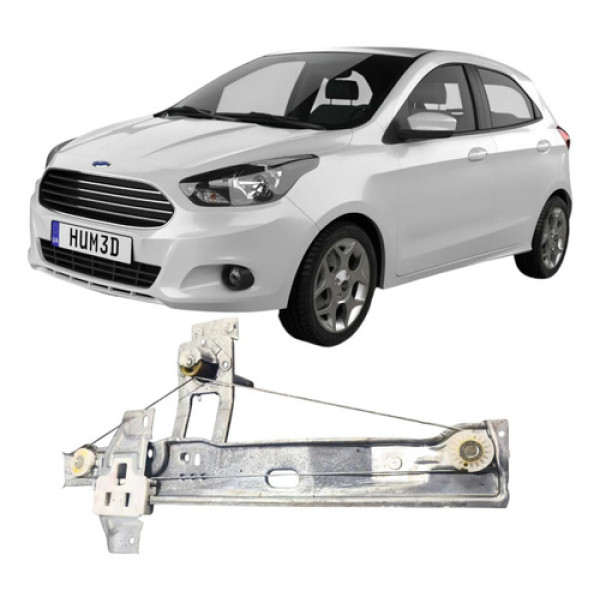 Máquina Vidro Traseiro Esquerdo Manual Ford Ka 2017-2021 