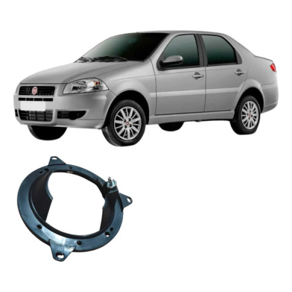 Suporte Alto Falante Porta Fiat Siena 2013 1.0 4p Preto