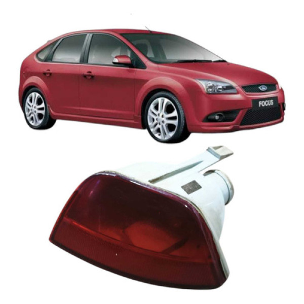 Lanterna Traseiro Esquerdo Focus Hatch 2008 1m5115501a Esquerdo/motorista Vermelho