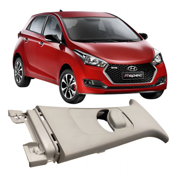 Moldura Coluna Regulagem Cinto Direito Hb20 1.0 2017-2021  Branco