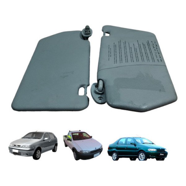 Par De Quebra Sol Fiat Strada Siena Palio 2001 A 2012