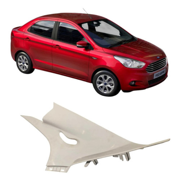 Acabamento Bagagito Traseiro Direito Ford Ka 1.0 3c 2018 Branco