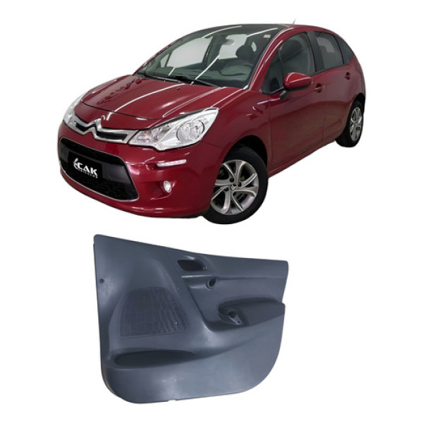Forro Porta Dianteira Direita Citroën C3 2013 1.5 9676034477