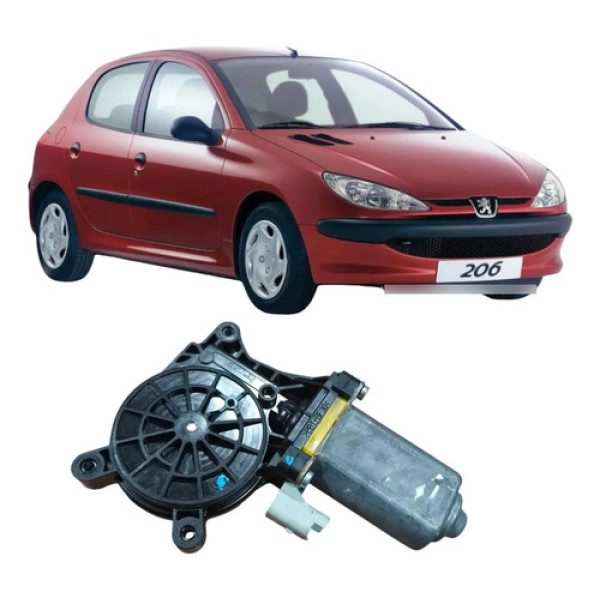  Motor Vidro Dianteiro Esquerdo Peugeot 206 Original
