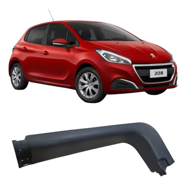 Soleira Porta Dianteira Direita Peugeot 208 2019 98002700zd  Preto