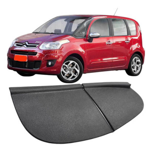 Acabamento Moldura Painel Esquerdo C3 Picasso 2014  Preto Listras