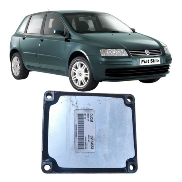 Módulo Injeção Fiat Stilo 2003 1.8 4c 55184583