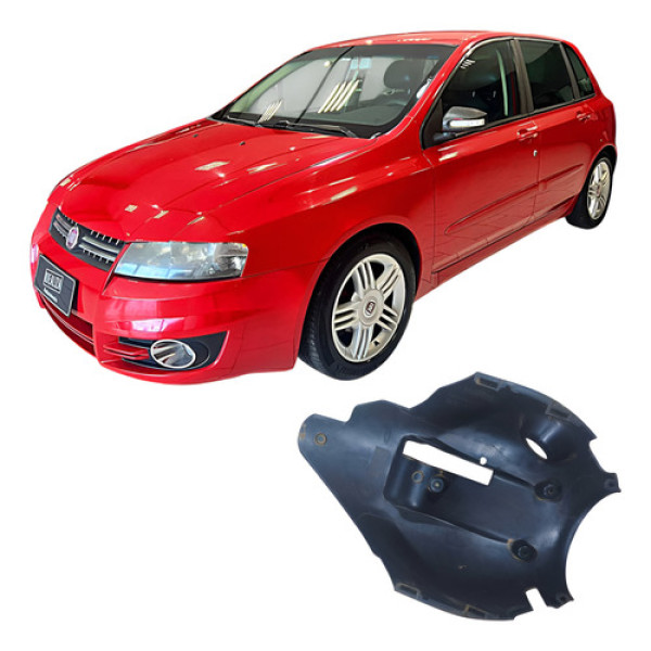 Moldura Capa Inferior Chave Seta Fiat Stilo 2009 Vermelho