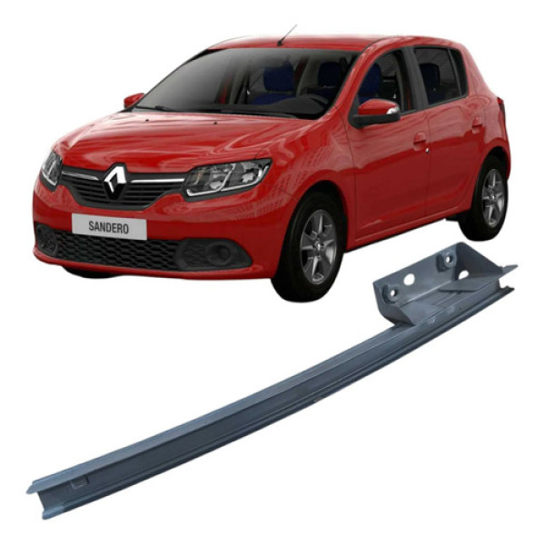 Guia Interno Vidro Dianteiro Direito Renault Sandero 2017 Cinza