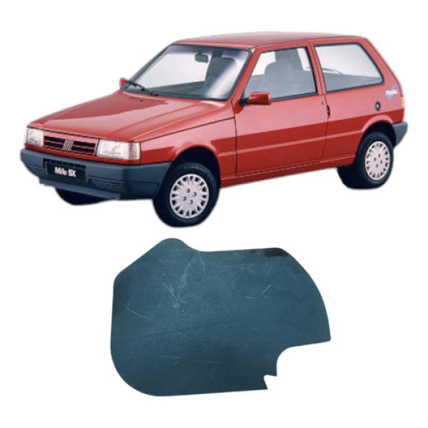 Tampão Revestimento Porta Malas Esquerdo Fiat Uno 2000 Preto