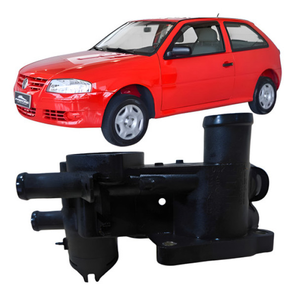 Carcaça Válvula Termostática Volkswagen Gol 1.0 4c 2011