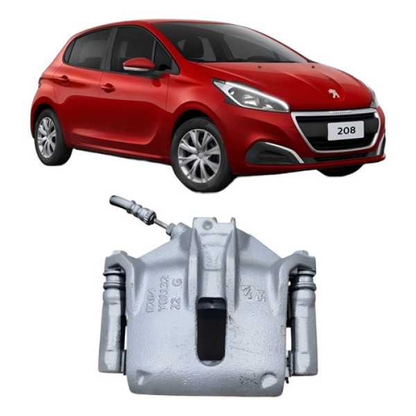 Pinça Dianteira Direita Peugeot 208 2019 1.2 3c  Y0113222