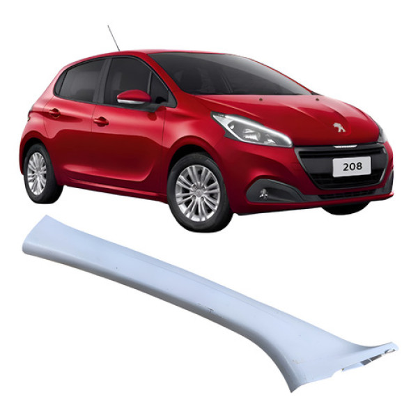 Moldura Coluna Parabrisa Esquerdo Peugeot 208 2019 98157512