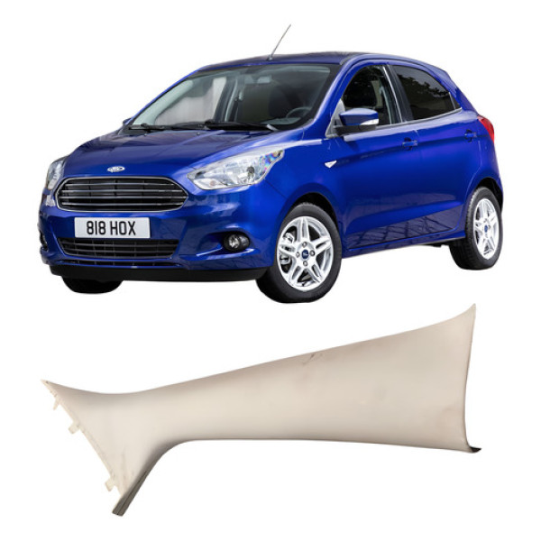 Moldura Coluna Parabrisa L.d Ford Ka 14a21 E3b5a03198 - Bran - Branco