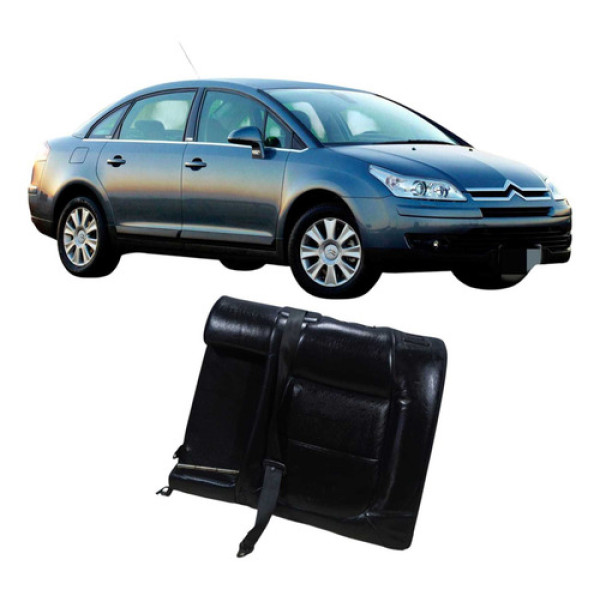 Encosto Traseiro Banco Citroën C4 2009 Preto
