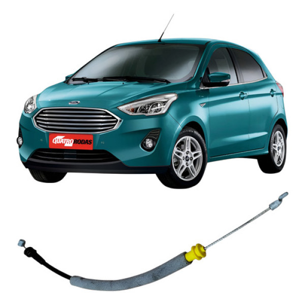 Cabo Fechadura Traseira Direita Ford Ka 2018 C19209-101 Preto