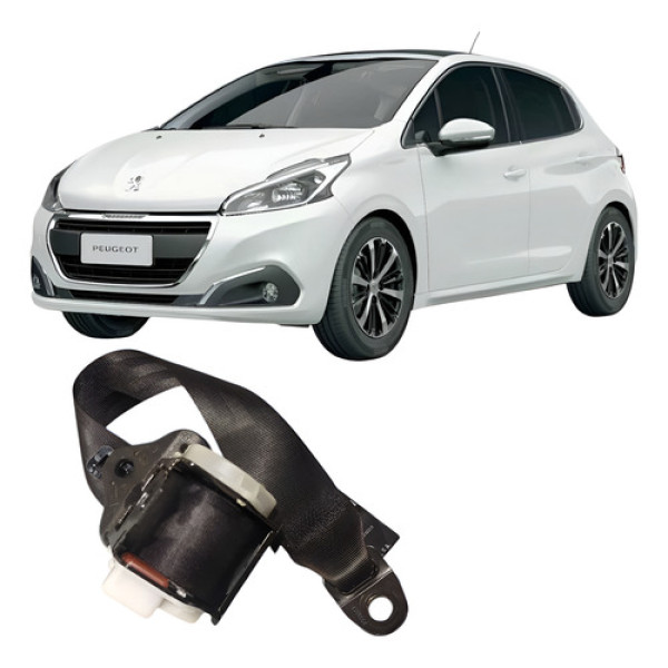 Cinto Segurança Traseiro Direito Peugeot 208 2017 98172367  