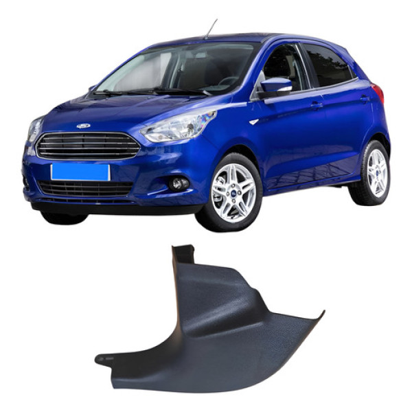 Soleira Acabamento Porta Motorista Ford Ka 2018 A02349 Preto Preto