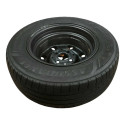 Pneu Roda Aro 13 4 Furos Chevrolet Celta 2004 1.0 Original Preto