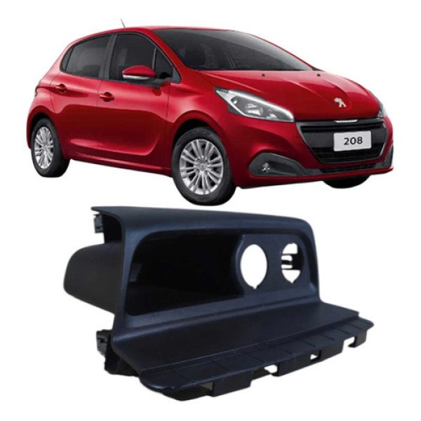 Moldura Cinzeiro Porta Objetos Central Peugeot 208 2019