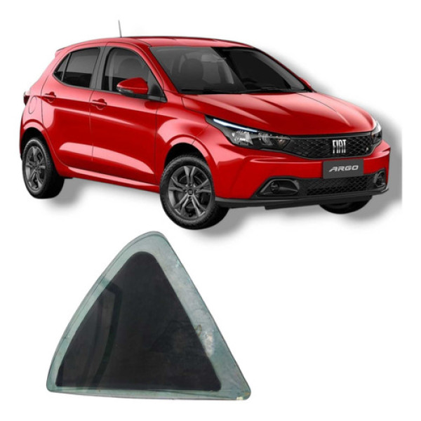 Vidro Fixo Traseiro Esquerdo Fiat Argo 2023 (semi-novo)