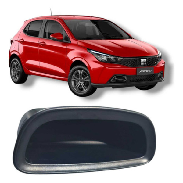 Acabamento Porta Objetos Fiat Argo 2018-2023 100236892 Preto