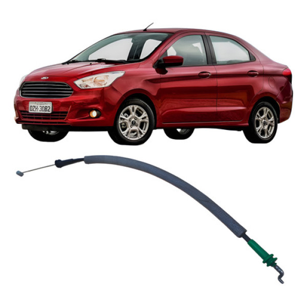 Cabo Abertura Maçaneta Dianteiro Direito Ford Ka Se 2018  Branco