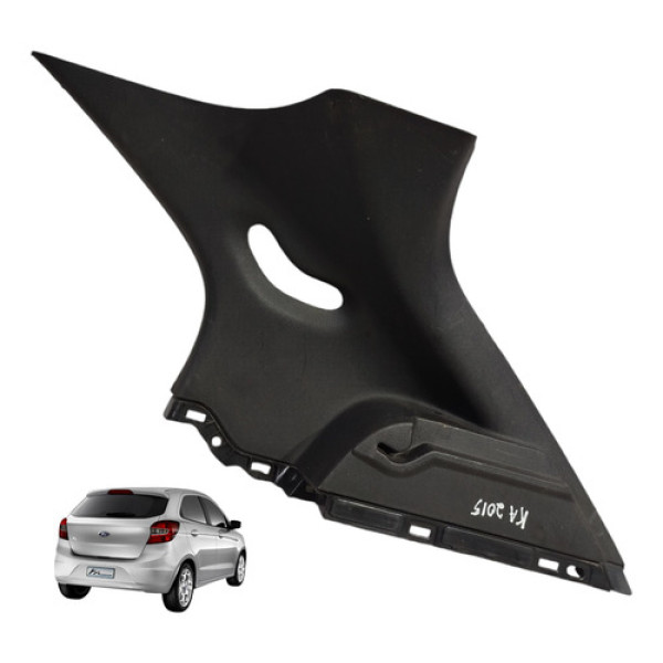 Suporte Direito Bagagito Tampão Ford Ka 2010 A 2018 Preto Preto
