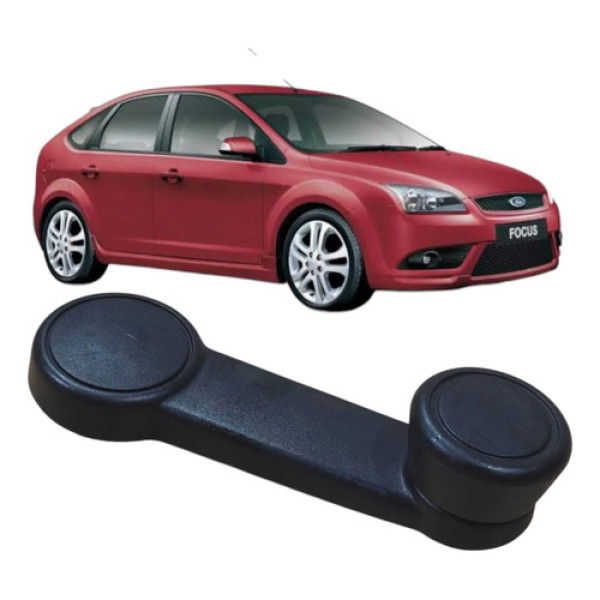 Manivela Reguladora Vidro Ford Focus 2008 Preto