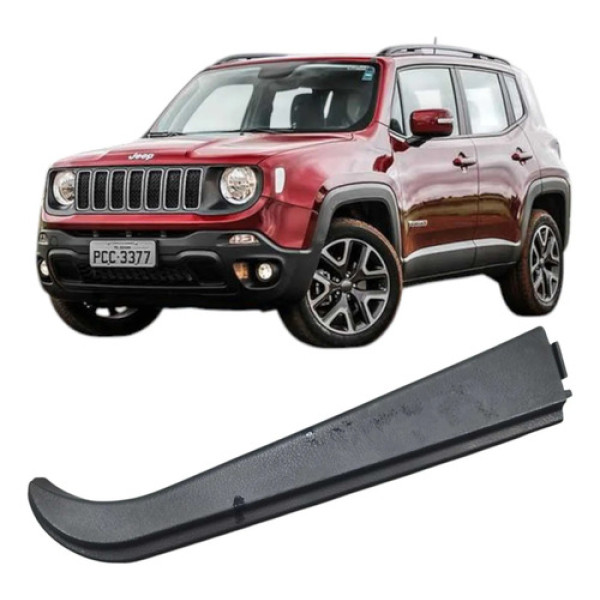 Moldura Forro Traseira Esquerda Jeep Renegade 1.8 Flex 2018 Preto