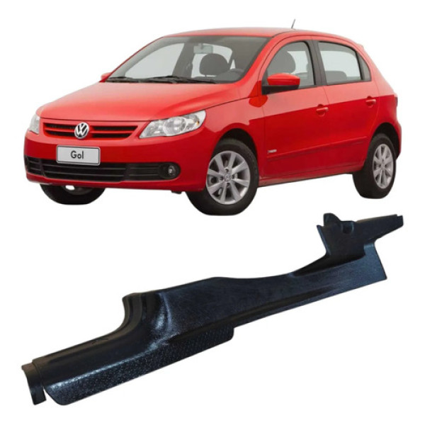 Soleira Porta Traseira Esquerda Vw Gol 1.0 2005 373853815 Preto